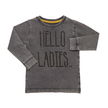 Toddler Acid Wash Long-Sleeved Top